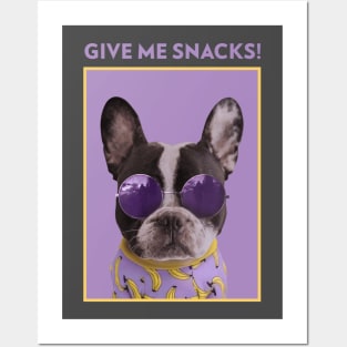 Give Me Snacks! Posters and Art